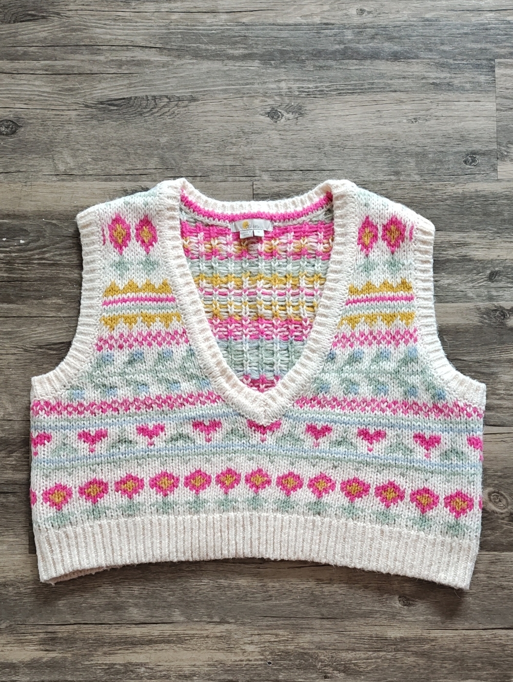Boden Fair Isle Sweater Vest. Size M